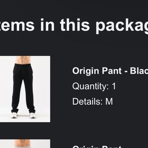 Alphalete origin sweatpants black size medium